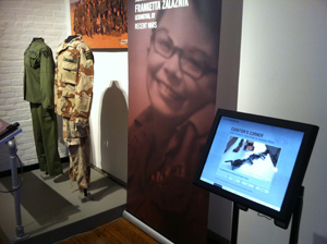 Multimedia is incorporated well at the KMHM. Visitors can listen to clips of oral histories.